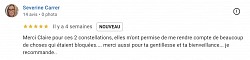 Avis Google Séverine Carrer